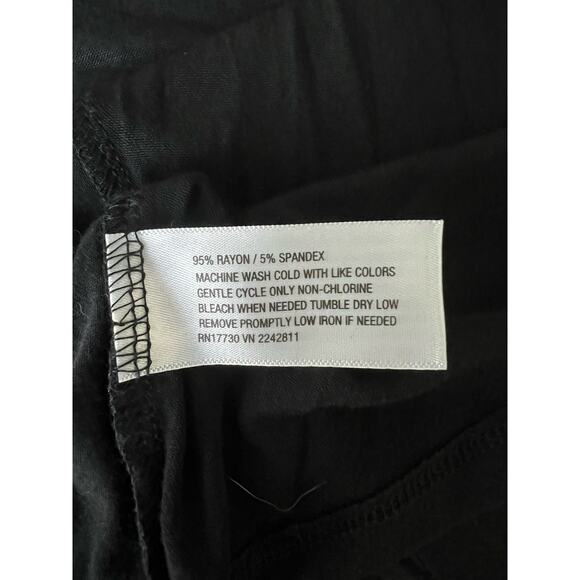 NWT Mossimo Black Dolman Sleeveless V-Neck High/Low Hem Soft Dress Size XXL - Picture 7 of 7